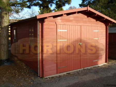 4 x 5.5m Interlocking garage