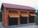 Log Cabin 70mm Interlocking Garage 8.2 X 5.5m Specification