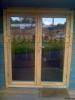 Log Cabin Dwelling (ISO) Quality Double Glazed Fully Glazed Doors