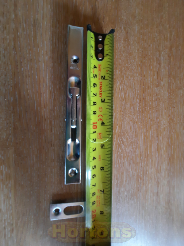 Shoot bolts for log cabin doors and windows