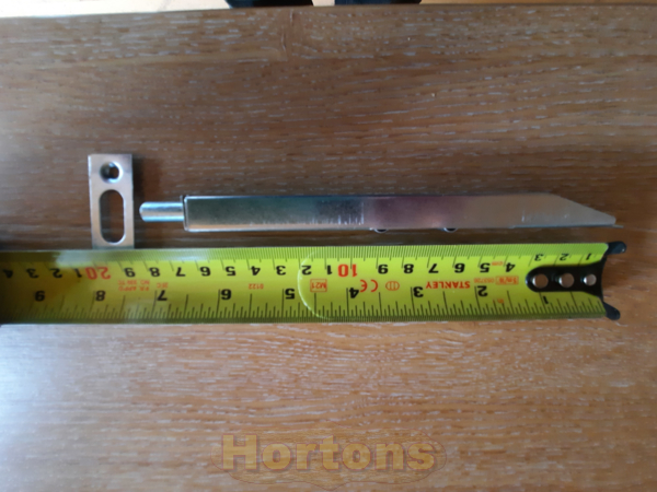 Shoot bolts for log cabin doors and windows