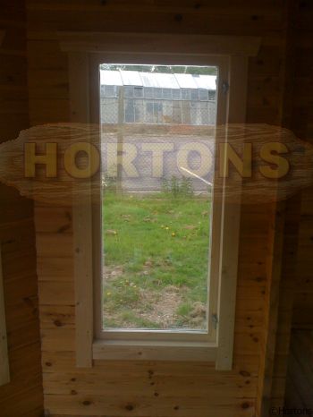 Custom made to size log cabin windows - Click Image to Close