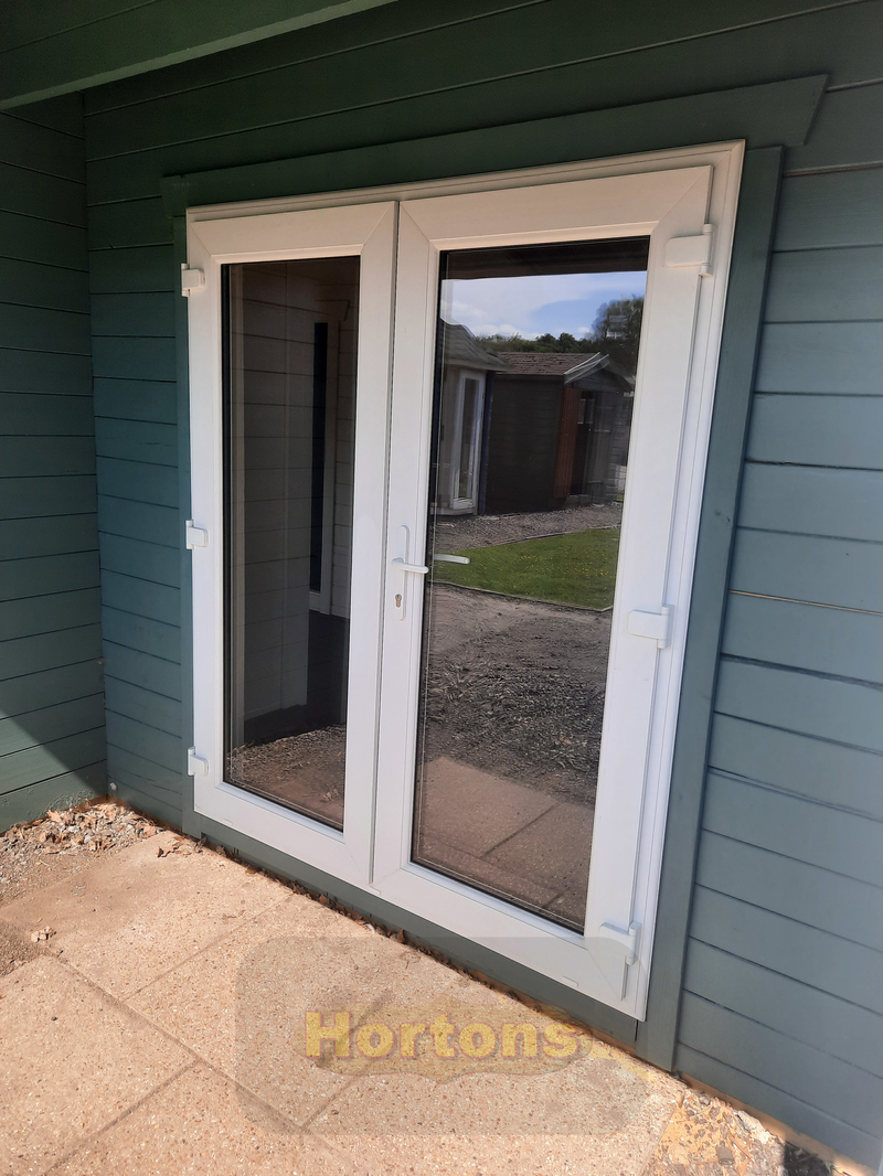 1565x1855mm uPVC fully glazed double doors - Click Image to Close