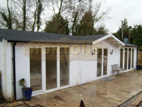 79 sqm log house 45-45mm twinskin logs