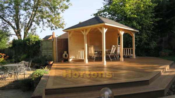 4.2m x 3m Lugarde hipped roof gazebo_3