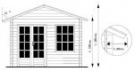 Lugarde Log Cabin Arizona 3.0m x 3.0m
