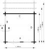Lugarde Log Cabin Arizona 3.0m x 3.0m
