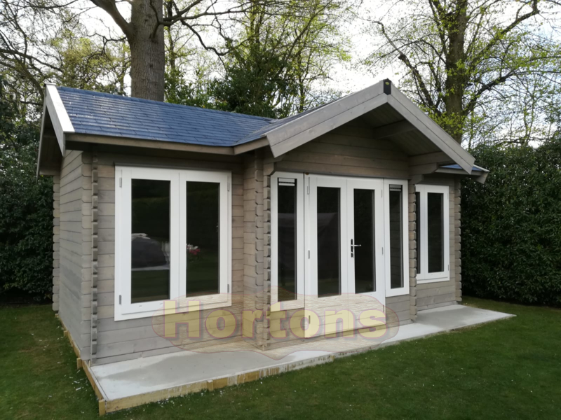 6 x 3.5m Brooklyn Lugarde 44mm Log Cabin