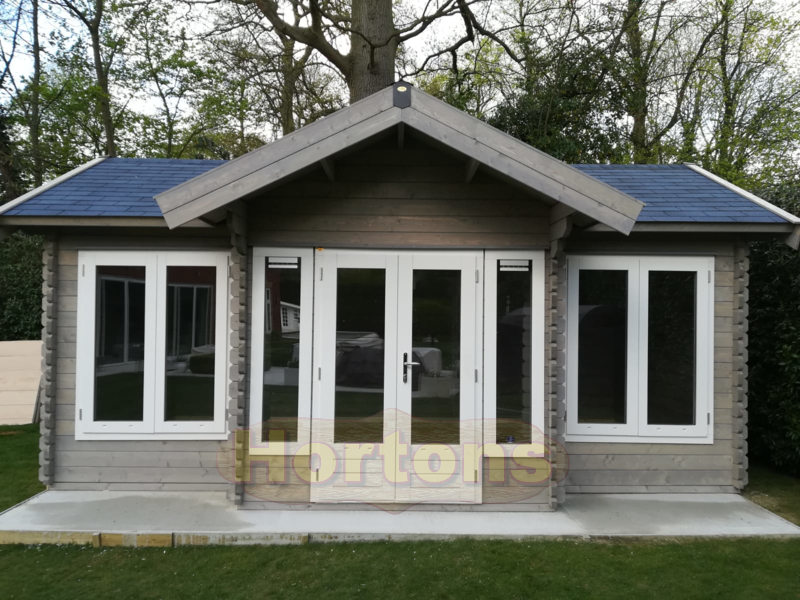 6 x 3.5m Brooklyn Lugarde 44mm Log Cabin