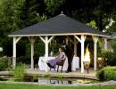 Log Cabin Lugarde Crete Gazebo 3.6 X 3.6m