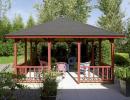 Log Cabin Madeira Gazebo 4.2 X 4.2m