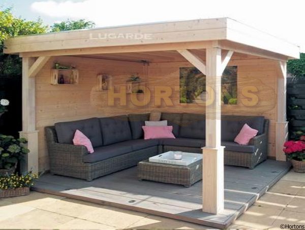 Log Cabin Tenerife Garden Gazebo - 3m X 3m