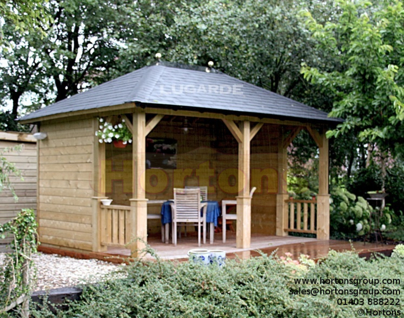 Lugarde Wooden gazebo - 3.6m x 2.4m - Click Image to Close