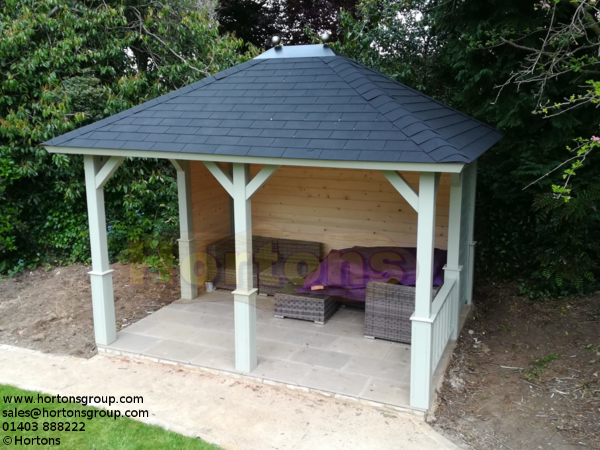 Lugarde Wooden gazebo - 3.6m x 2.4m - Click Image to Close