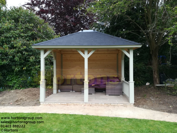 Lugarde Wooden gazebo - 3.6m x 2.4m - Click Image to Close