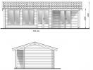 Lugarde Log Cabin Lisbon 8.0 x 4.0m