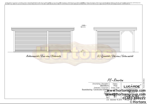 Lugarde Pro System PS8 Summerhouse