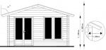 Lugarde Log Cabin Nick 4m x 4m