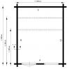 Lugarde Log Cabin Nick 4m x 4m