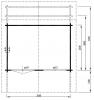 Lugarde Log Cabin Odense 3.6m x 3.6m