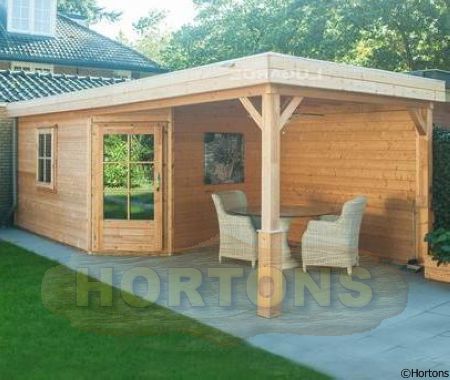 7.2 x 3m Lugarde Prima Pentagonal Summerhouse - Click Image to Close