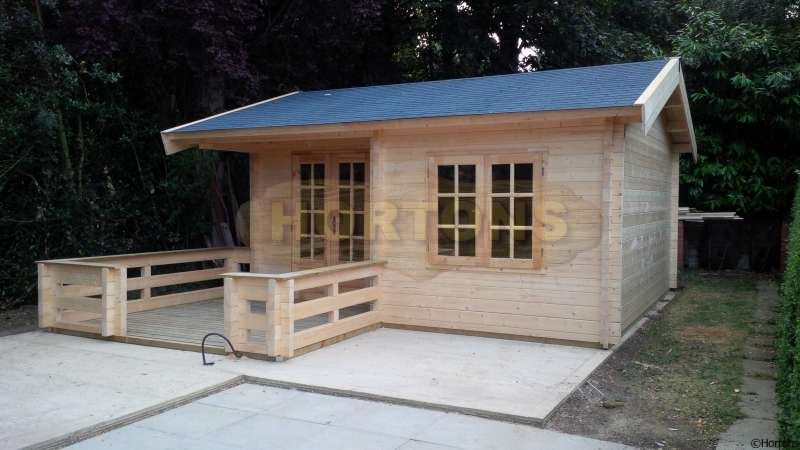 44mm Lugarde 5 x 5 Paris Log Cabin