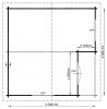 44mm Lugarde 5 x 5 Paris Log Cabin