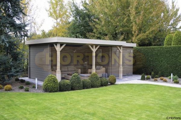 Log Cabin 6x3m  Lugarde Prima Jake Garden Room