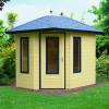 Log Cabin 1.8 X 2.4m Corner Summerhouse Lugarde Prima Fifth Avenue 180/240