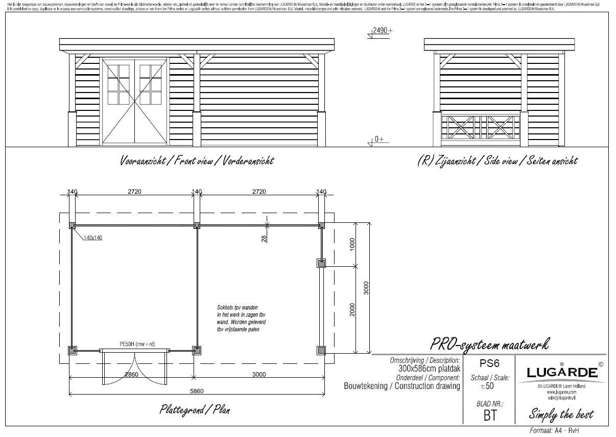 Lugarde Pro System PS6 Summerhouse - Click Image to Close