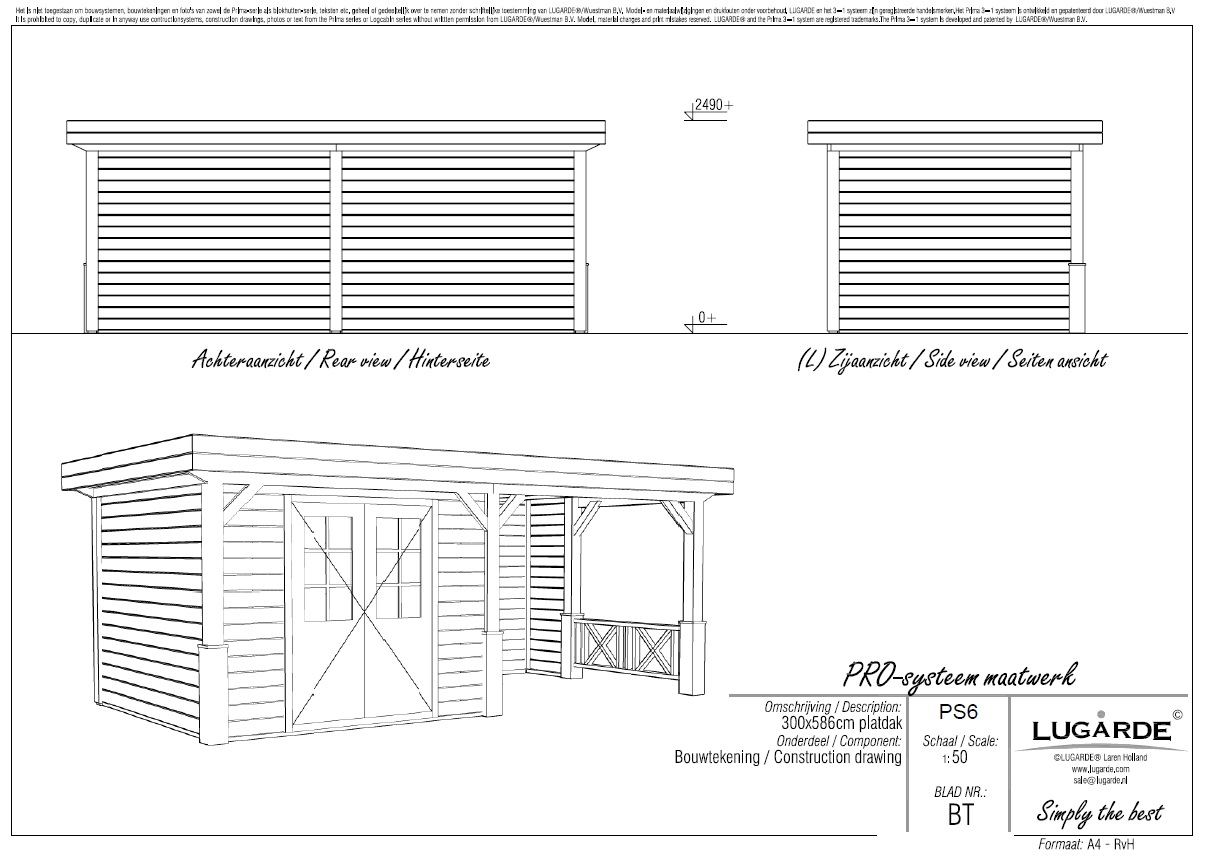 Lugarde Pro System PS6 Summerhouse - Click Image to Close