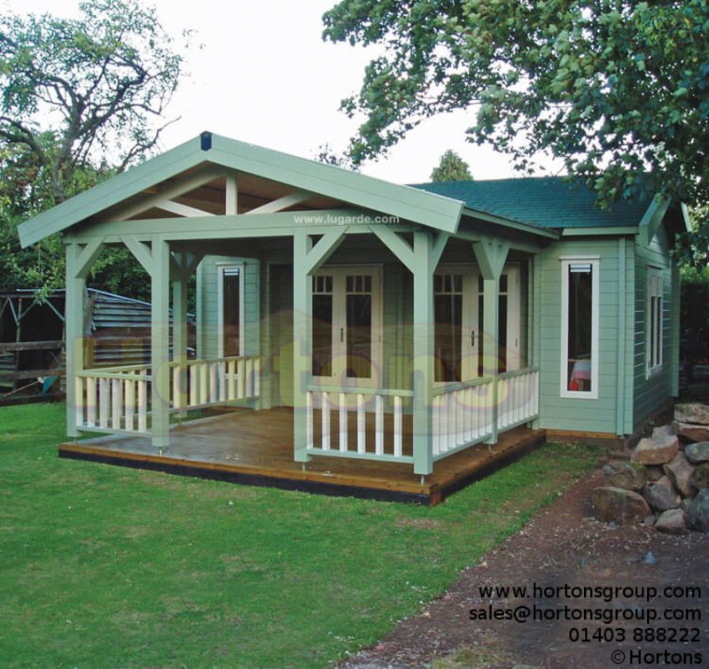 Lugarde Log Cabin VSB10 6m x 8m - Click Image to Close