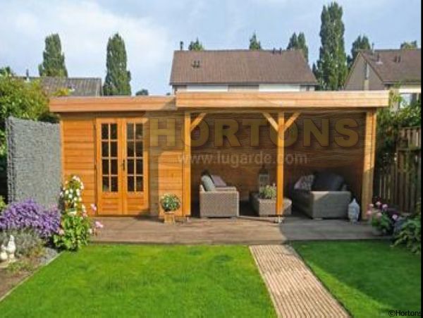 Log Cabin 7.2 X 3m  Lugarde Prima Summerhouse