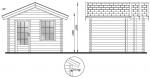 Lugarde Log Cabin Somerset 3x3m