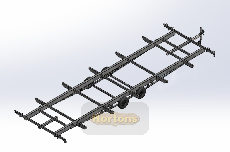 Mobile Home Chassis - twin axle - Click Image to Close