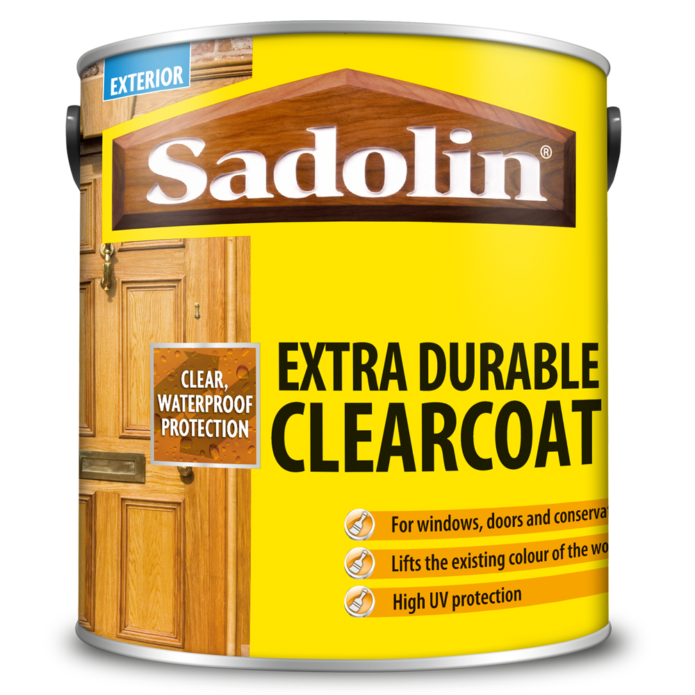 2.5 litre Sadolin Extra Durable Clearcoat