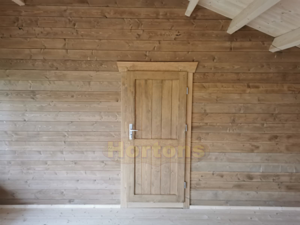 The Burwell Pavilion 10x6m, 35mm wall log - Click Image to Close