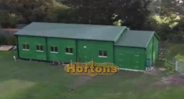 19m x 8 custom archery clubhouse - 44mm insulated Twin Skin with indoor shooting range_1