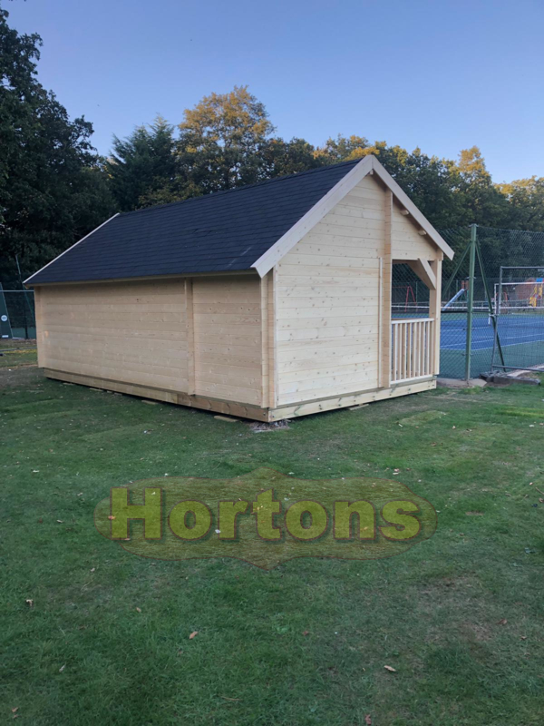 Thatcham Sports Pavilion 7x4m, 45mm single skin
