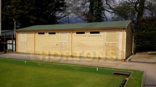 Sports Changing Rooms - fully insulated (11m x 6m)