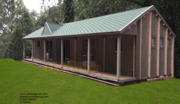 The Chippenham Clubhouse - 13.6m x 6.7m 44mm single skin - Click Image to Close