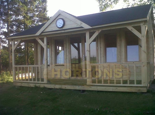 Product image 6 x 6 Sports Clubhouse Log Cabin
