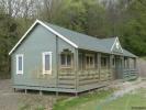 Log Cabin The 44mm Twinskin Caterham Pavilion - 13.4m X 6.5m