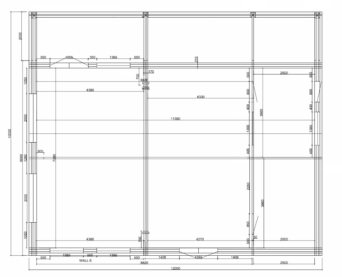 12x10m (83 sqm internal) Fully Insulated 60mm Twinskin Classroom