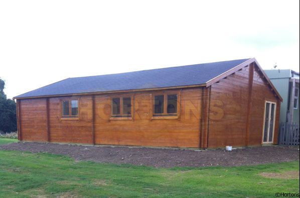 8x12m (85 sqm internal) Fully Insulated 45mm Twinskin Classroom - Click Image to Close