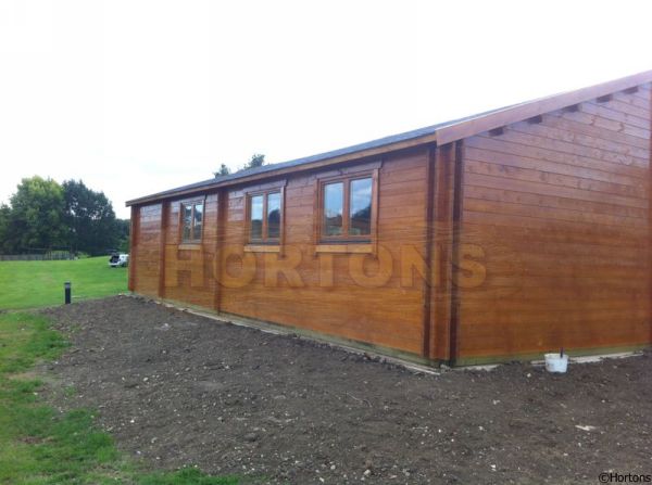 8x12m (85 sqm internal) Fully Insulated 45mm Twinskin Classroom - Click Image to Close