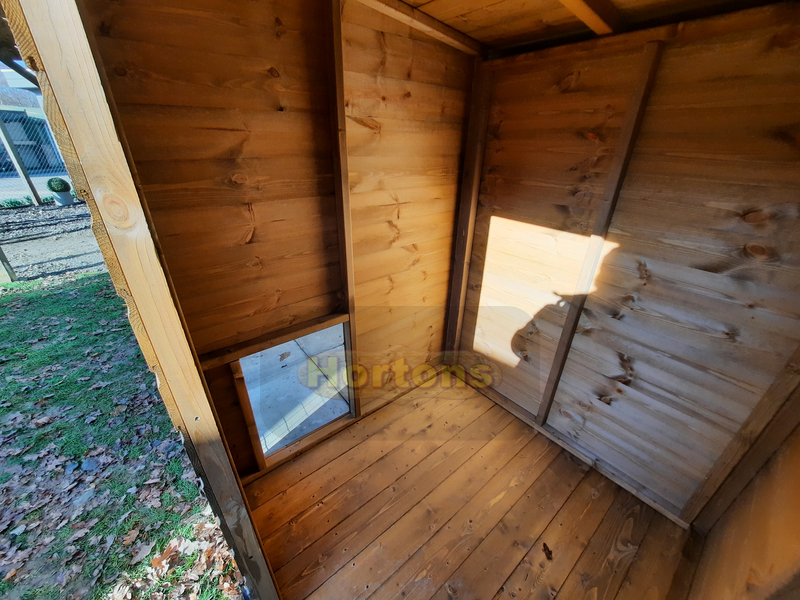 12ft x 4ft Kennel & Run - Click Image to Close