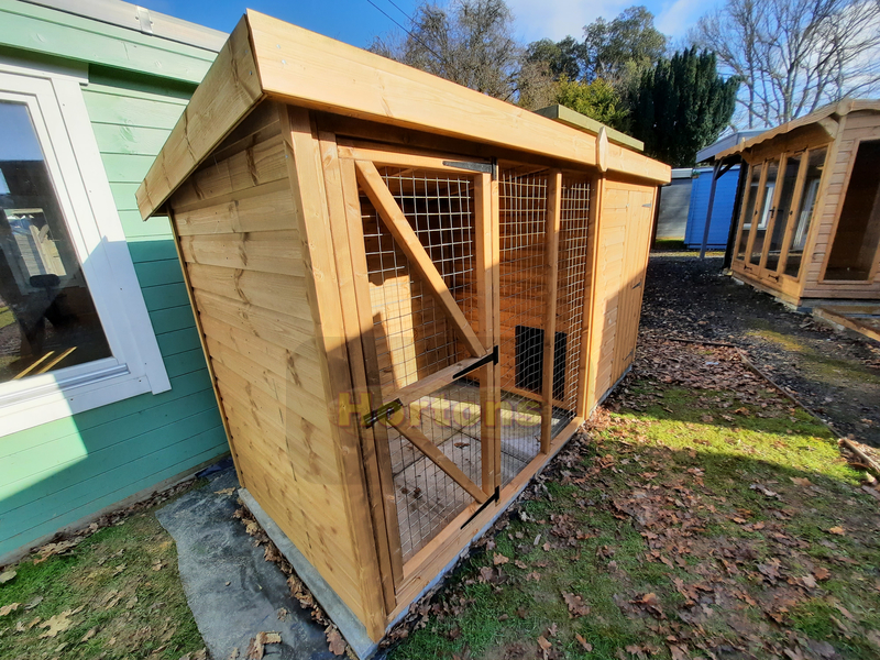 10ft x 4ft Kennel & Run - Click Image to Close