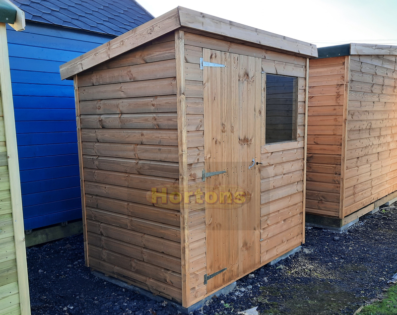 8ft x 6ft Shed - Pent Dalby - Click Image to Close