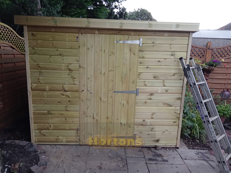 12ft x 6ft Shed - Pent Dalby - Click Image to Close